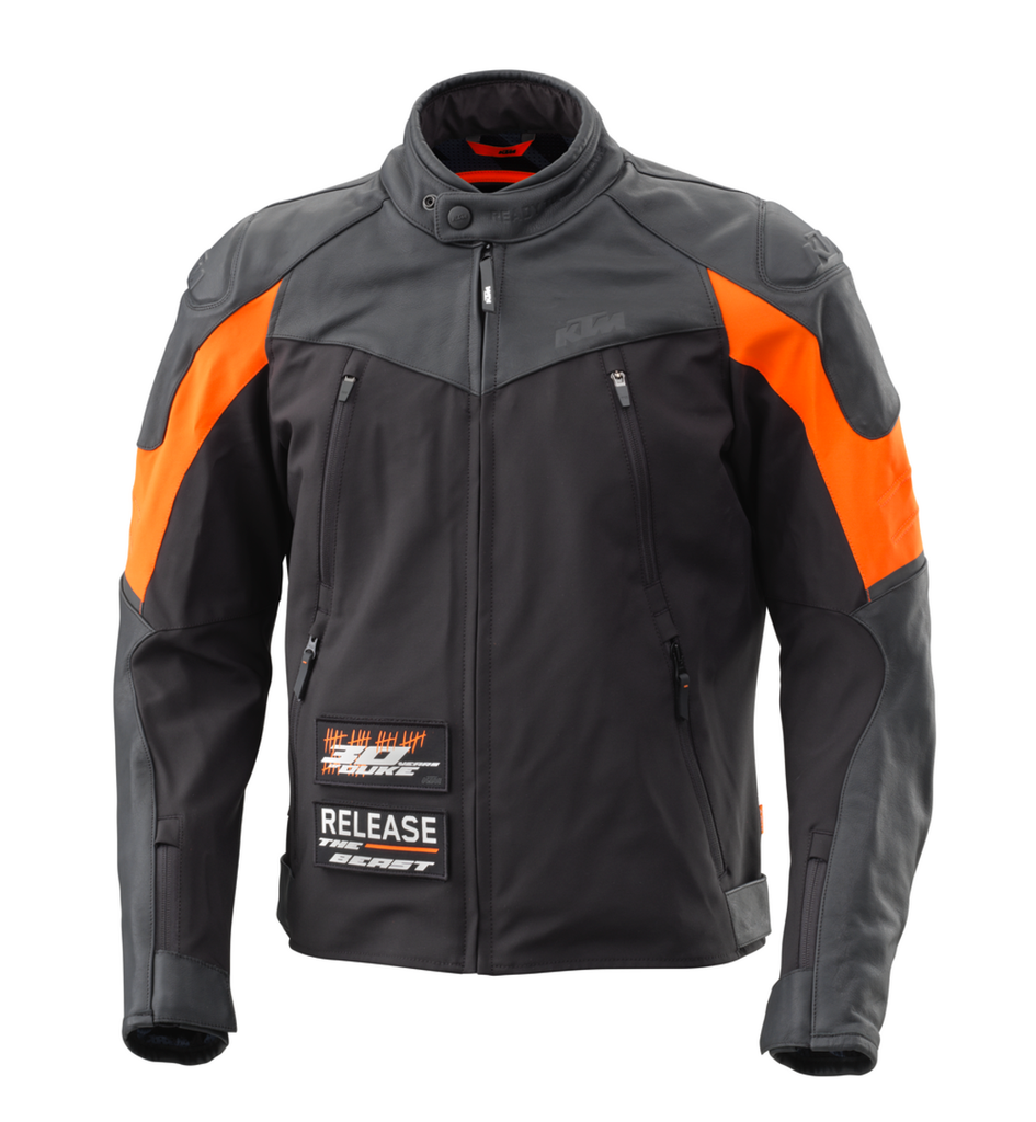 3PW240010802 DUKE LEATHER JACKET S KTM Apparel World Of KTM